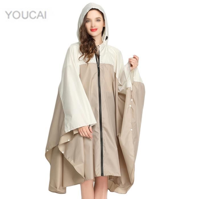 Cape de Pluie Imperméable avec Capuche, YOUCAI, pour Camping Randonnée ...