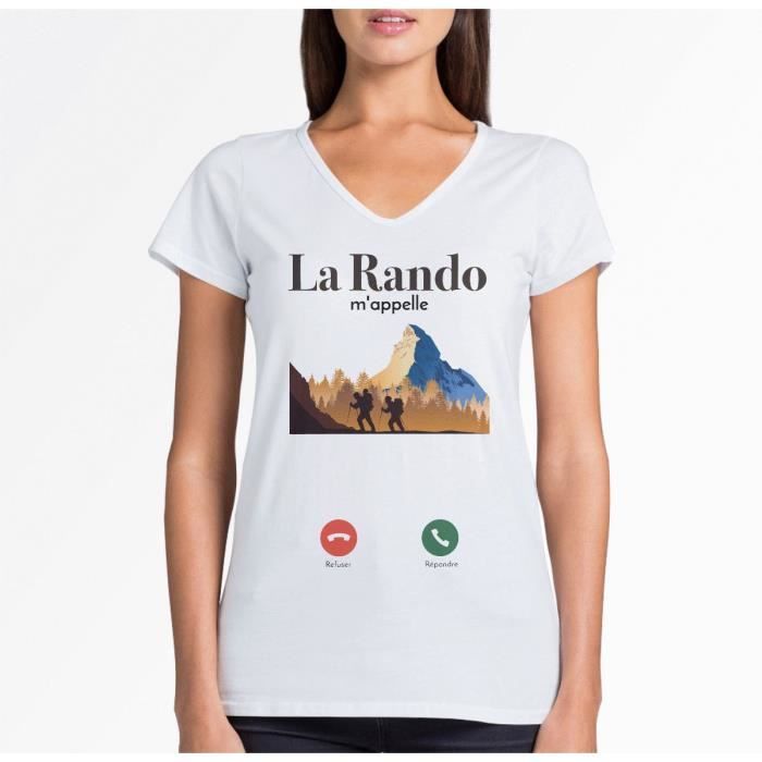 Tee shirt rando femme sales