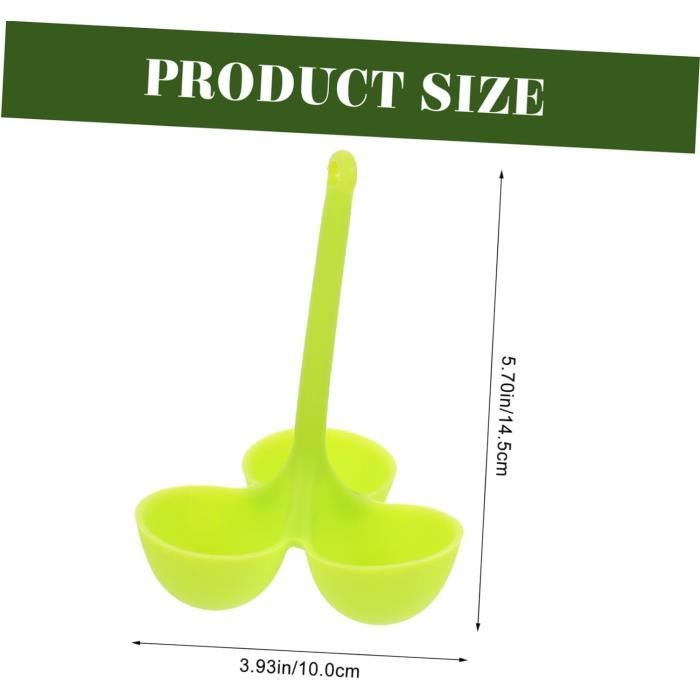 Set De 4 Moules à Œufs En Silicone - Pour Œufs Pochés, Durs Ou Omelettes - Avec Pinceau à Huile