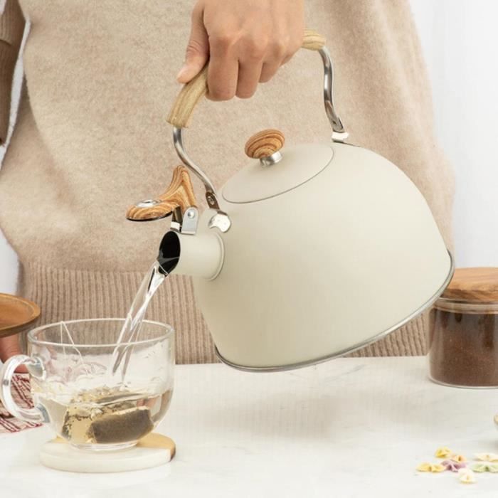 Marskitop Bouilloire à Thé Sifflante – Acier Inoxydable 2,6 QT, Neuve En Boîte