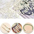 1400 pièces de perles de lettres, perles acryliques pour bracelets de bijoux, kit de fabrication de colliers-2