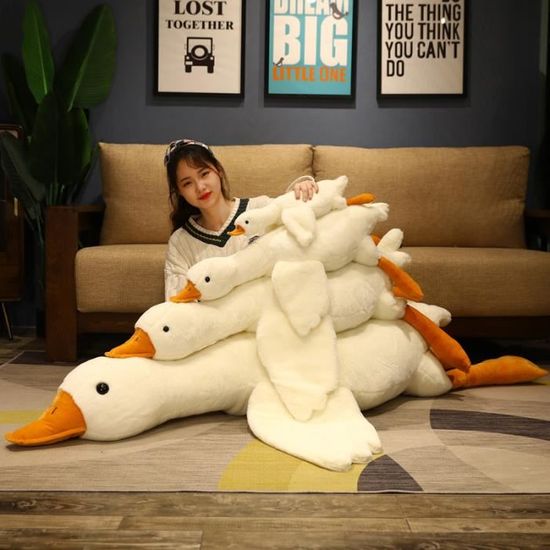Peluche de oie blanche jouet canard animal squishy cygne poupée douce - Chine Peluche personnalisée d'oie et peluche personnalisée d'oie prix