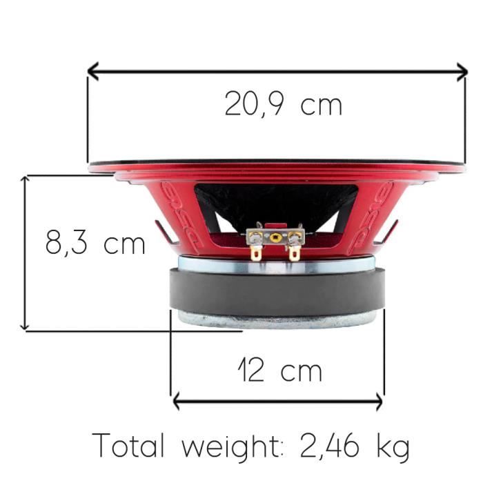 Haut-parleur Médium Ciare CM100 - 10 Cm (4") - 60W RMS, 150W Max - 4 Ohms, Sensibilité 89dB - Pour Voiture Ou Home Audio - 7
