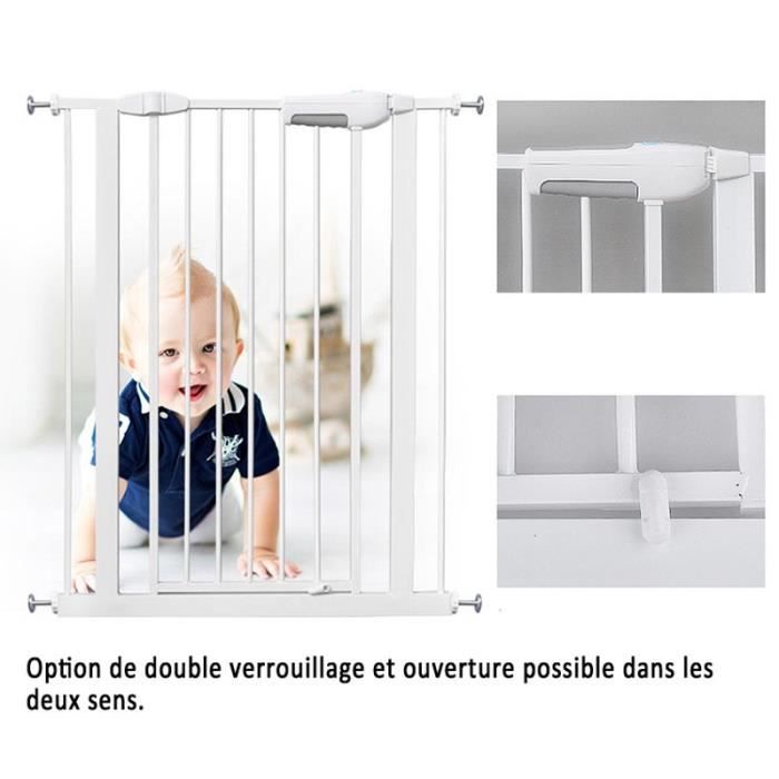 Barrière de Sécurité Extensible Pour Bébé Enfant 65-74 cm Barrière