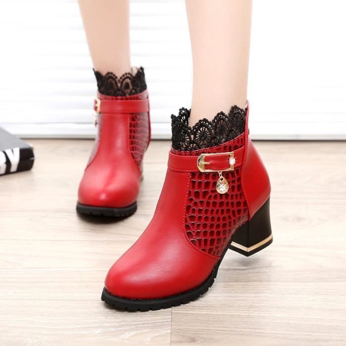 Bottine dentelle deals femme