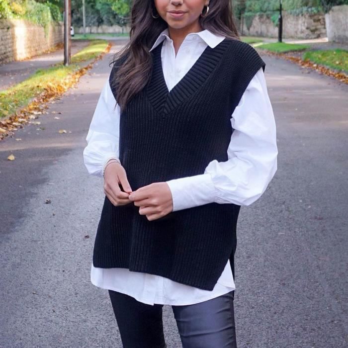 Gilet pull 2025 sans manche