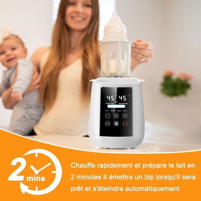 N80C Chauffe-biberon portable 6 en 1 Chauffe-lait pour bébé 6 en 1