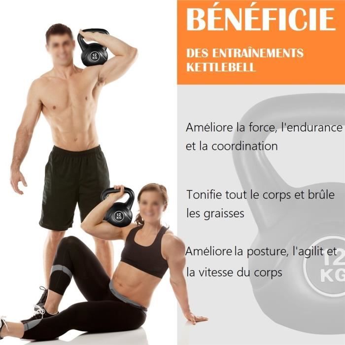 Pesa Rusa Kettlebell De 12 Kg/26.4 Lb Fitness Gym Color AZUL