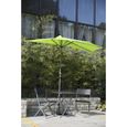 Demi-parasol ANGEL LIVING - Modèle Dia.270cmxH238cm - Protection solaire IP50+ - Couleur Pomme vert-3
