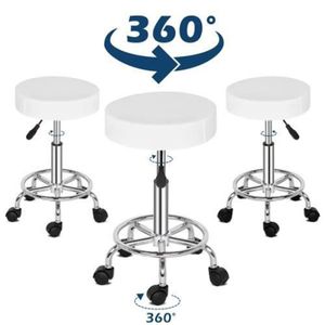 Tabouret De Bureau,Tabouret À Roulettes Professionnel Rotation À 360 Tabouret De Bureau,Tabouret À Roulettes Professionnel Rotation À 360