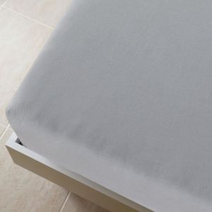 Drap Housse JANBU Coton 90 X 200 Cm Vert Clair | Leroy Merlin