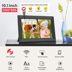 Digital Photo Frame With Wifi - 10.1" Touchscreen & 160GB