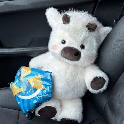 PZCC Peluche Vache Qui Court 45 cm,Doudou Qui Court Réconfortant,Peluche Qui Court Animée,Doudou Vache Qui Court Douce,Peluche Vache Cadeau,Décoration Chambre (Vache Abricot PZCC Peluche Vache Qui Court 45 cm,Doudou Qui Court Réconfortant,Peluche Qui Court Animée,Doudou Vache Qui Court Douce,Peluche Vache Cadeau,Décoration Chambre (Vache Abricot
