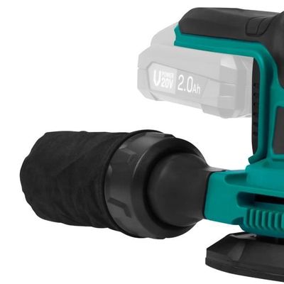 Powerplus Ponceuse Delta POWX0490 - Ponceuse Triangulaire 300 W, 3 Feuilles de Papier Abrasif et Adaptateur d'Aspiration