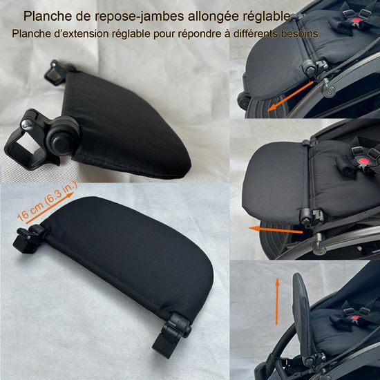 Poussette yoyo pack 6 noir et cosy - Babyzen (Yoyo
