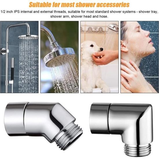 2 pièces]accessoire universel de douche à robinet, adaptateur de