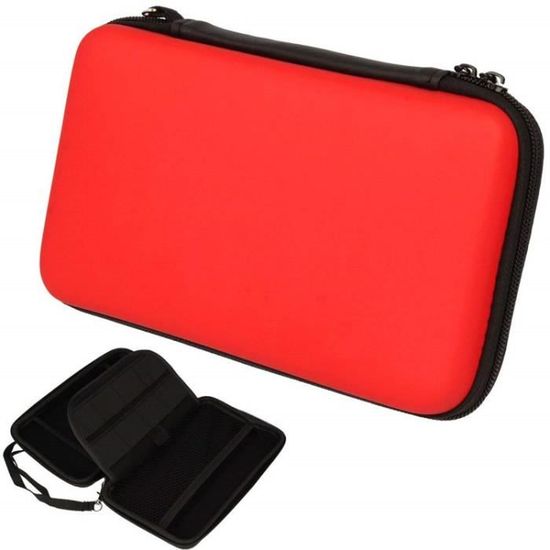 Pochette De Transport Pour 2ds Xl Jeux Accessoires Rouge