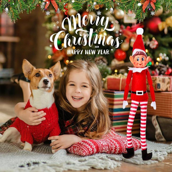 Lutins Farceur Lutin Farceur De Noel, Lot De 3 Elvs Yeux Bleus