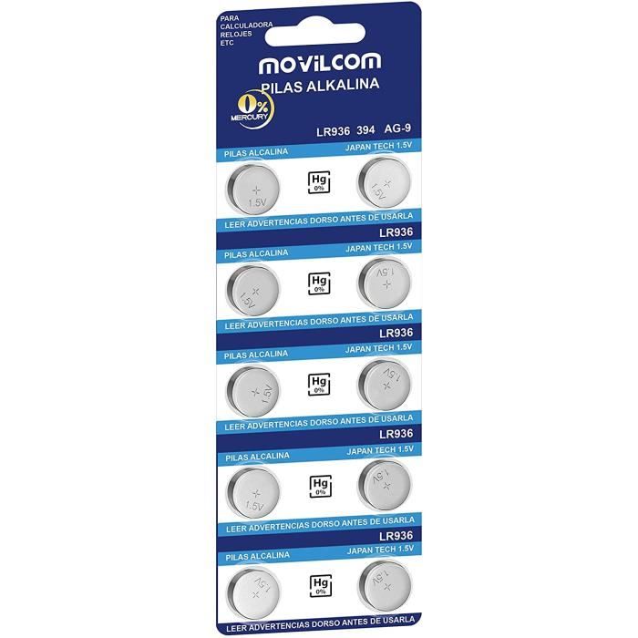 Pile bouton AG9 pour montre 1 5 V quivalente 394 SR936SW