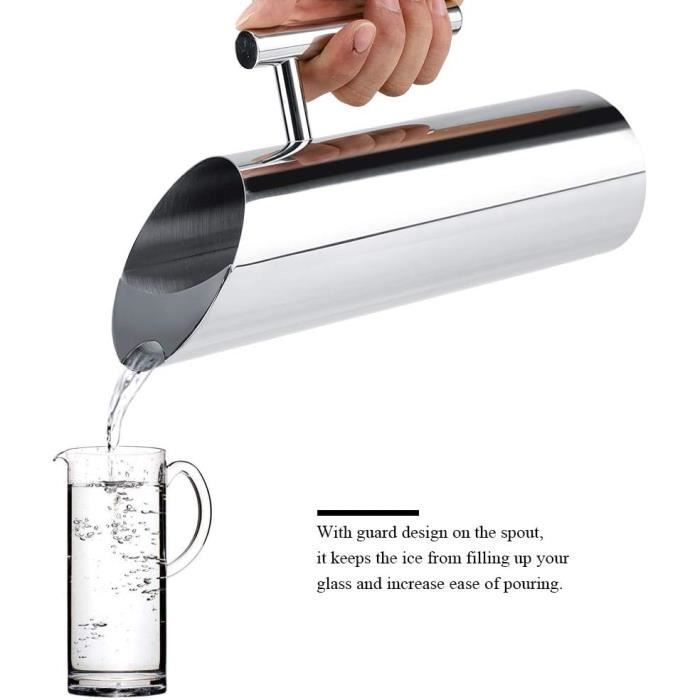 Pichet à Eau Inox Snow Peak Avec Support Bois - Occasion Bon état - Idéal Camping Outdoor
