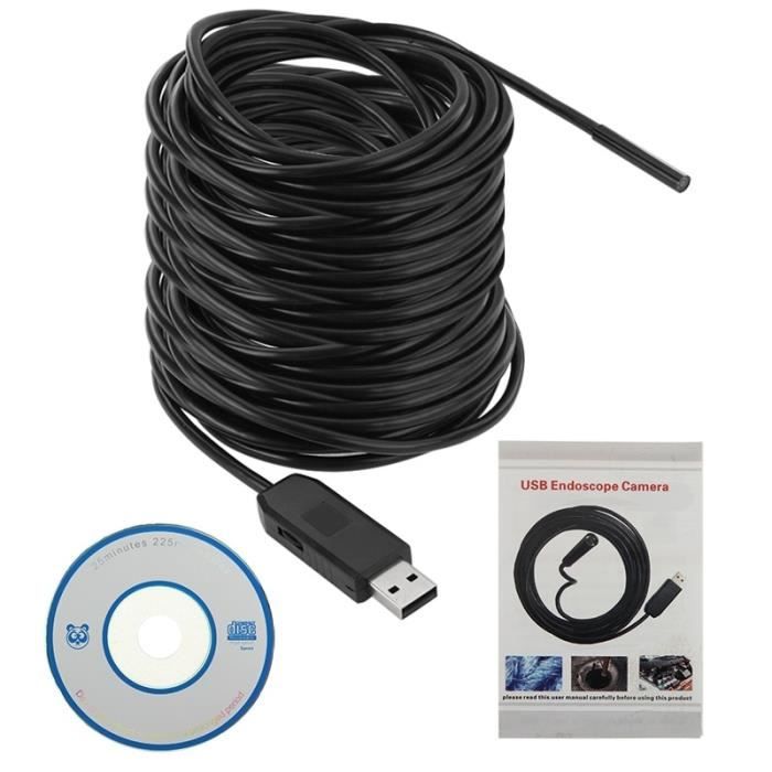 60) Waterproof USB Endoscope Inspection Camera with 6 LED, Length: 30m,  Lens Diameter: 5.5mm(Black) - Cdiscount Appareil Photo
