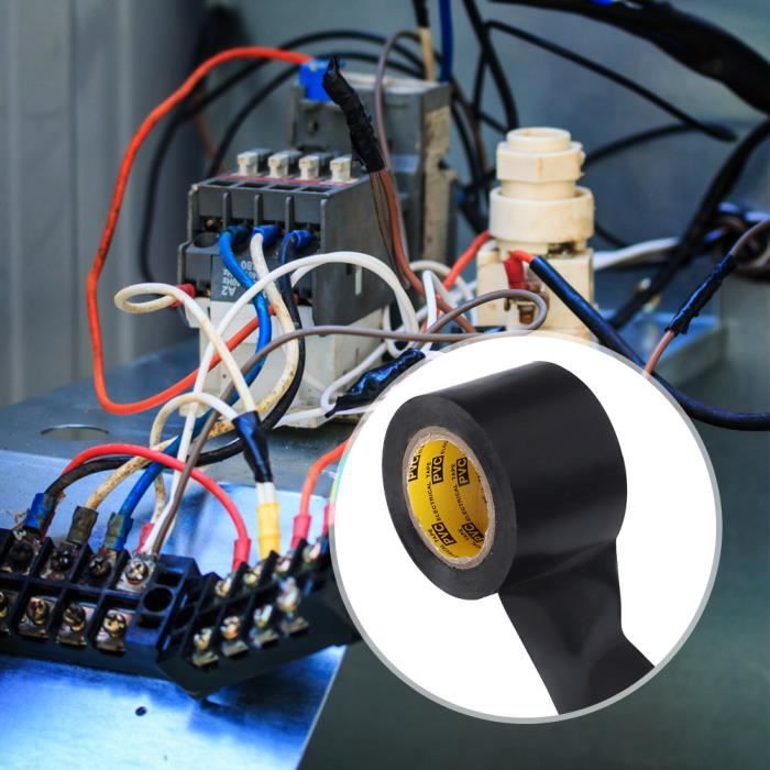HURRISE 4Pcs Ruban Isolant Électrique Étanche PVC pour Réparation 4.4cm -  Cdiscount Bricolage