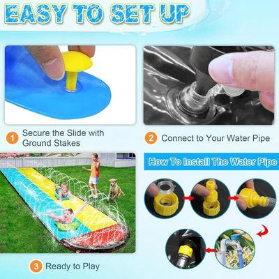 Tapis Eau XXL 170 Cm – Splash Pad Antidérapant En PVC Épais, Jeu De Pulvérisation Pour Enfants Et Chiens, Été En Jardin