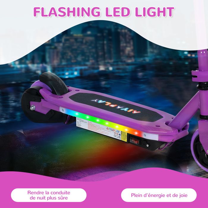 Little Tikes Glowstick Trottinette à 3 Roues avec lumières - Convie