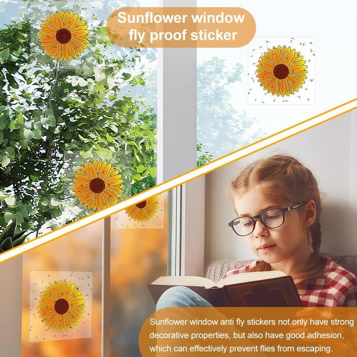 Lot de 50 autocollants tournesol pour enfants et adolescents, jaunes, esthétiques, floraux, imperméables, pour scrapbooking, ordinateur portable | Leroy Merlin