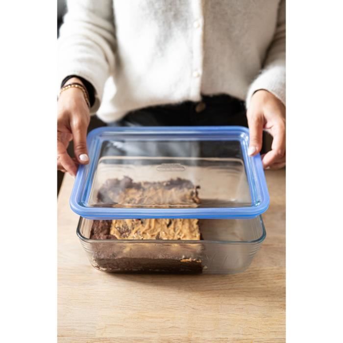 Boîtes de conservation - GEFU - PANTRY - Lot de 3 - Verre borosilicate