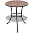 Meuble De Jardin Table De Jardin Acier Et Mosaique En Ceramique