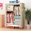 Penderie Souple Armoire 2 Penderies 2 Etageres Housse En Tissu