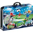 PLAYMOBIL 70244 - Sports et Action Football - Grand terrain de football transportable-0