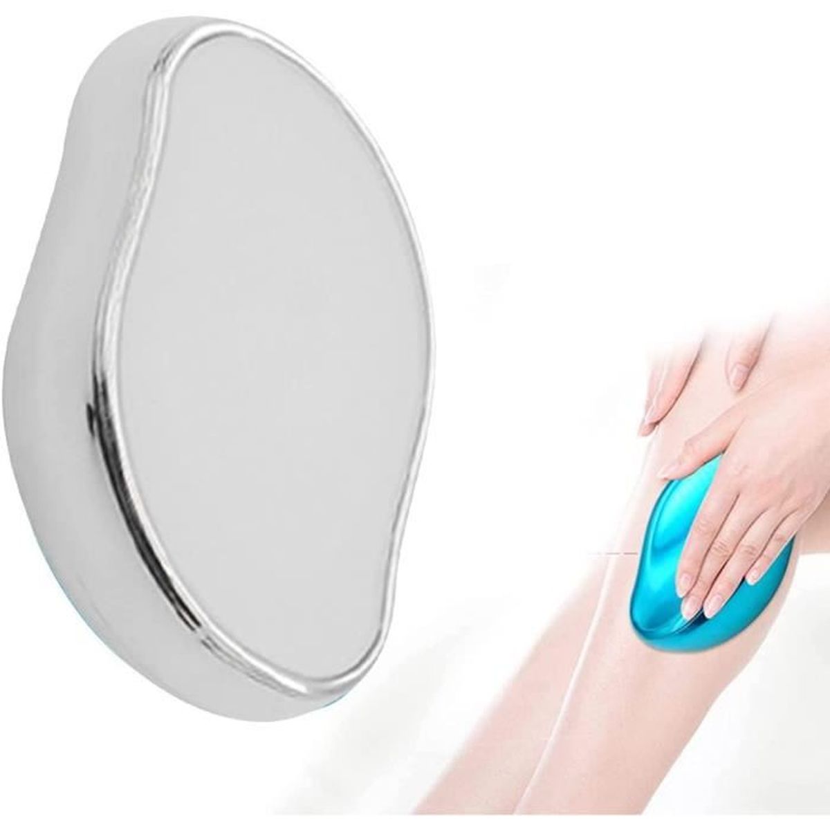 Gomme à Cheveux En Cristal, Pierre épilatoire Indolore En Cristal Magique, Outil D'épilation En