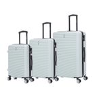 CELIMS FRANCE Set de Valise 3 Pièces | Valise CELIMS Weekend | Cabine + Moyenne + Grande | Ultra-Résistant | Roues 360 | Cadenas | Vert Pastel