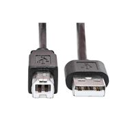 KnnX 28092 - Câble USB 2.0, 2m - Type A mâle vers type B mâle - Imprimante, Scanner Flatbed, Disque dur externe HDD, sortie de di