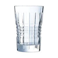 6 verres à eau, jus et soda 36cl Rendez-vous - Cristal d'Arques - Kwarx au design vintage Cristal Look