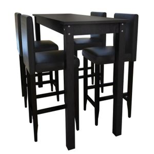 Ensemble Table Bar Tabourets Achat Vente Pas Cher
