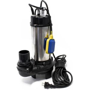 Dcraft - pompe eaux chargées avec broyeur - puissance 3100w - débit 25000  l/h - pompe de relevage eaux usées fosse septique - jaune - Conforama