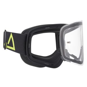 YOUUPOC Lunette Moto Cross,Lunettes Moto Lunettes Tout-Terrain, Motocross, VTT, Moto, Masque, lentilles Amovibles, Coupe-Vent, Protection UV, Cyclisme en Plein air (Color : White-Silver