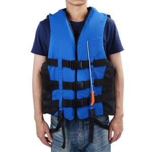 AZHUI Float Gilet Adulte Enfant Gilet de Sauvetage Veste Natation Bateau D/érive Gilet de Sauvetage avec sifflet Parfait for Les Sports Nautiques Tailles S-XXXL Color : Blue 3XL