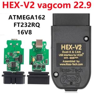 VCDS VAG COM 2022 HEX V2 USB Interface VagCom 21.3 Testers FOR VW