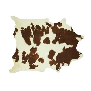 Tapis Salon Peau De Bete Imprime Vache Marron Debonsol 190x240cm Achat Vente Tapis Cdiscount