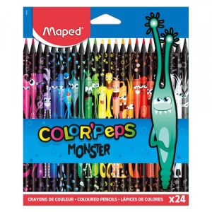FEUTRES 24 crayons de couleur - Assortiment - Color'Peps M