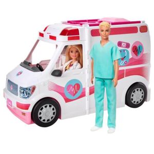 Barbie vehicule medical - Cdiscount