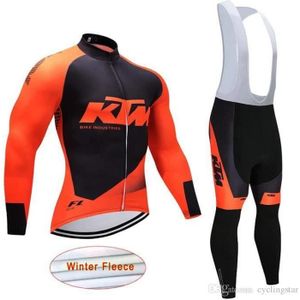 Vêteents Cyclise Hoe Hiver Tenue Cycliste en Polaire Therique
