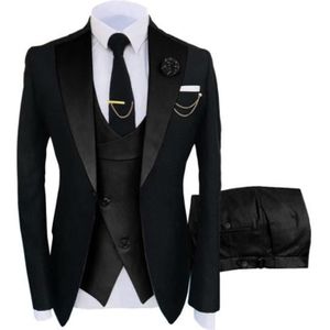 COSTUME - TAILLEUR Costume pour Homme 3 pièces Veste et pantalon Gile