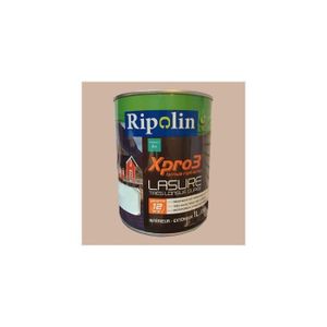 PEINTURE - VERNIS RIPOLIN Lasure XPro3 12ans Gris cendre 1L