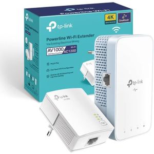 COURANT PORTEUR - CPL TP-Link TL-WPA1000 KIT Adaptateur réseau CPL 1000 Mbit-s Ethernet-LAN Wifi Blanc1