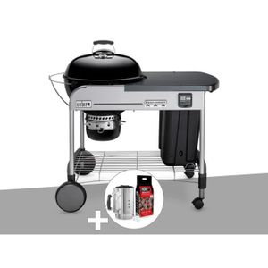 BARBECUE Barbecue à charbon Weber Performer Premium GBS 57 cm Noir - Charbon - WEBER - Sur chariot - Noir